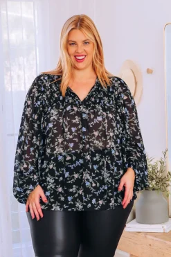 Annie Floral Long Sleeve Top