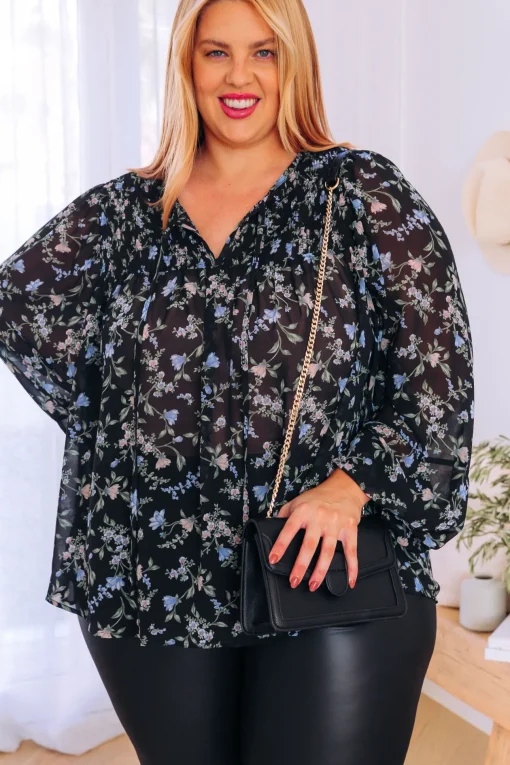 Annie Floral Long Sleeve Top