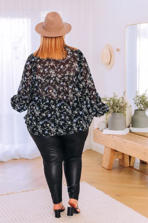 Annie Floral Long Sleeve Top