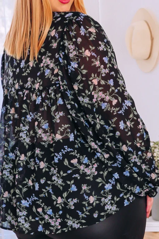 Annie Floral Long Sleeve Top