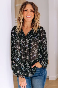 Annie Floral Long Sleeve Top