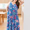 April Maxi Dress in Paisley Floral