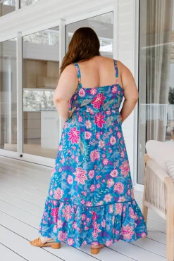 April Maxi Dress in Paisley Floral