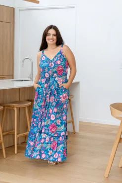 April Maxi Dress in Paisley Floral