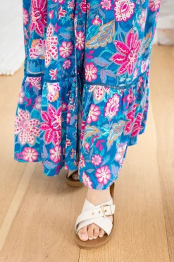 April Maxi Dress in Paisley Floral
