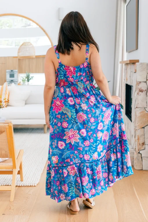April Maxi Dress in Paisley Floral