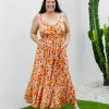 April Maxi Dress in Sunshine Floral