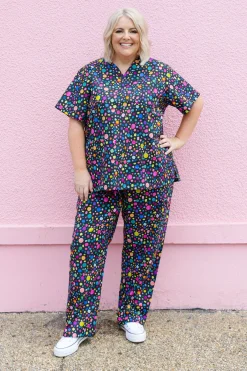 Audrey Scrubs in Black Pebble by Kasey Rainbow