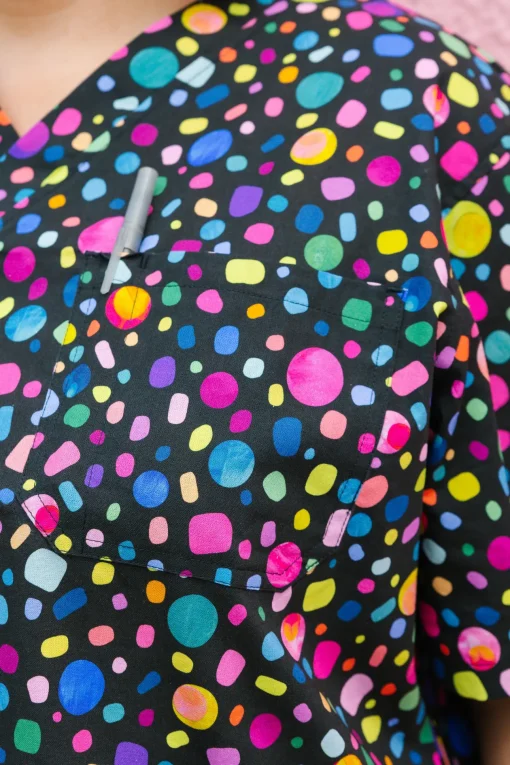 Audrey Scrubs in Black Pebble by Kasey Rainbow
