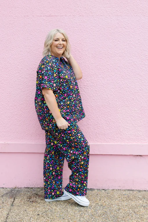 Audrey Scrubs in Black Pebble by Kasey Rainbow