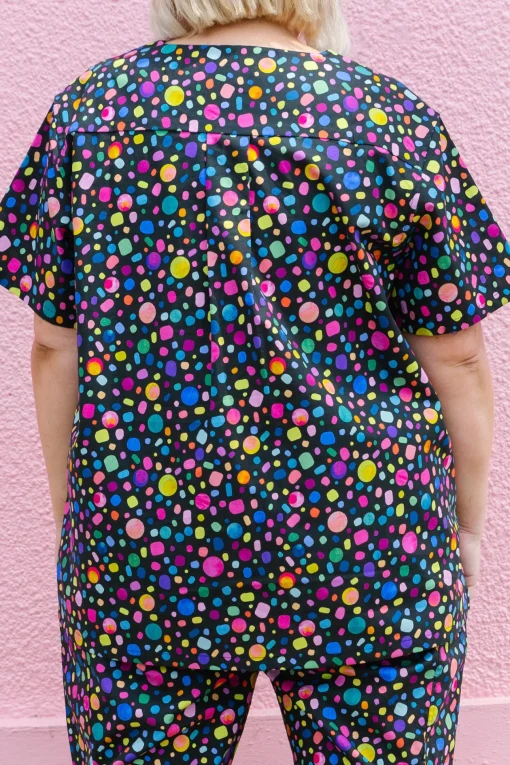 Audrey Scrubs in Black Pebble by Kasey Rainbow