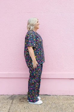 Audrey Scrubs in Black Pebble by Kasey Rainbow