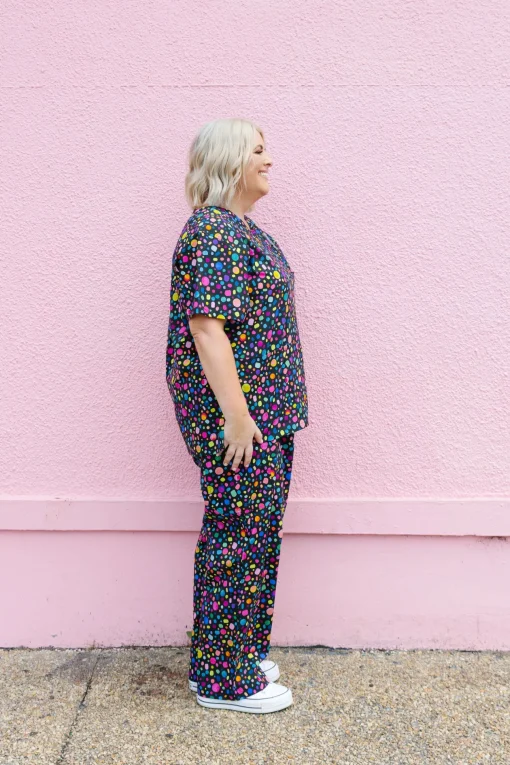Audrey Scrubs in Black Pebble by Kasey Rainbow