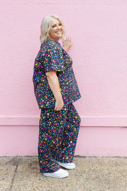 Audrey Scrubs in Black Pebble by Kasey Rainbow