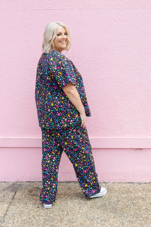 Audrey Scrubs in Black Pebble by Kasey Rainbow