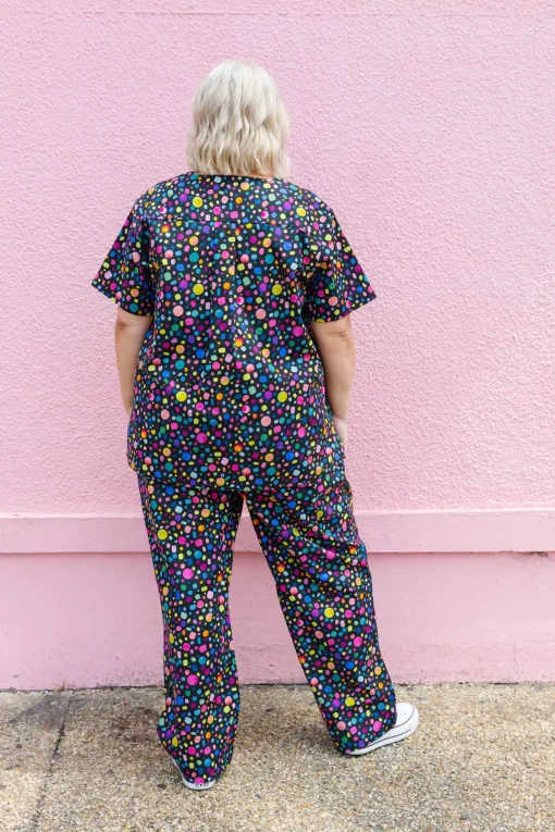 Audrey Scrubs in Black Pebble by Kasey Rainbow