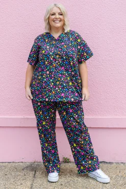 Audrey Scrubs in Black Pebble by Kasey Rainbow