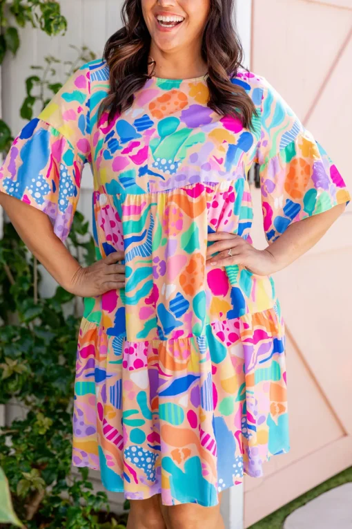 Bianca Dress in Peachy Keen by Kasey Rainbow