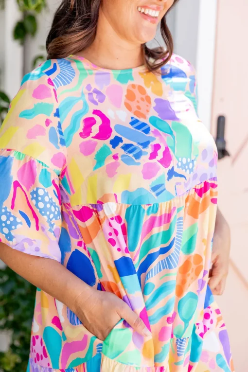 Bianca Dress in Peachy Keen by Kasey Rainbow