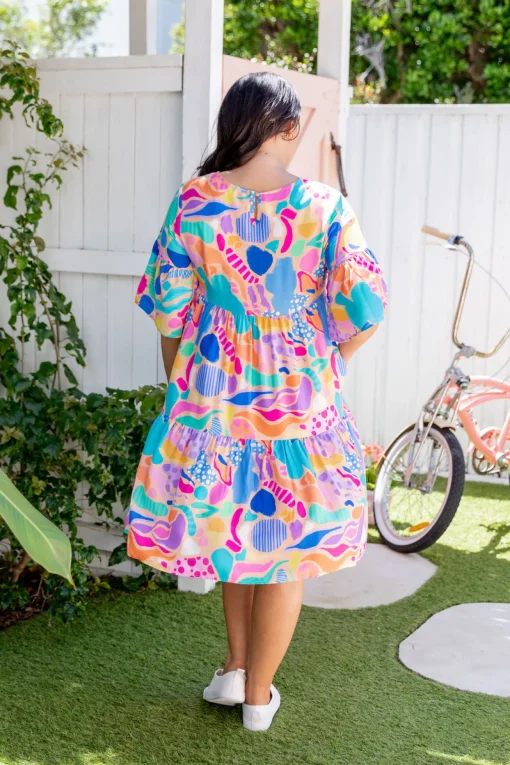 Bianca Dress in Peachy Keen by Kasey Rainbow