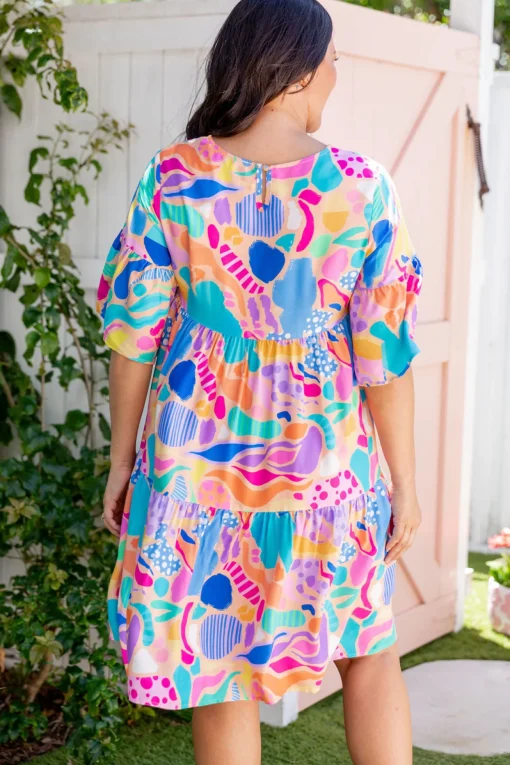 Bianca Dress in Peachy Keen by Kasey Rainbow