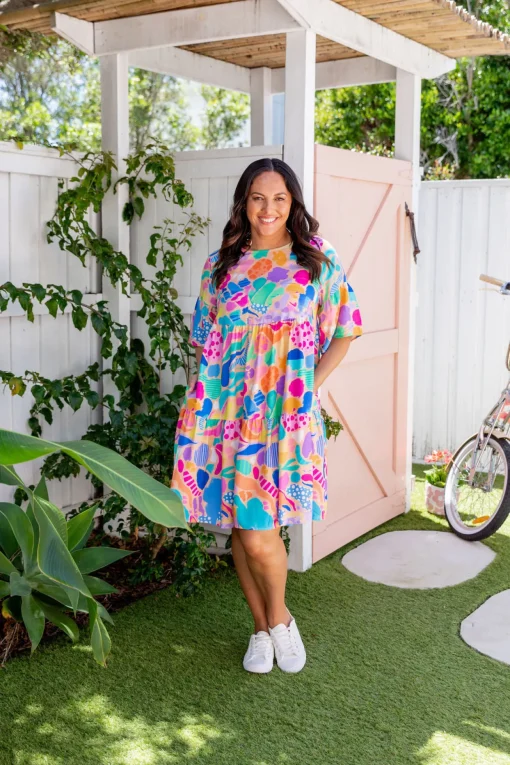 Bianca Dress in Peachy Keen by Kasey Rainbow