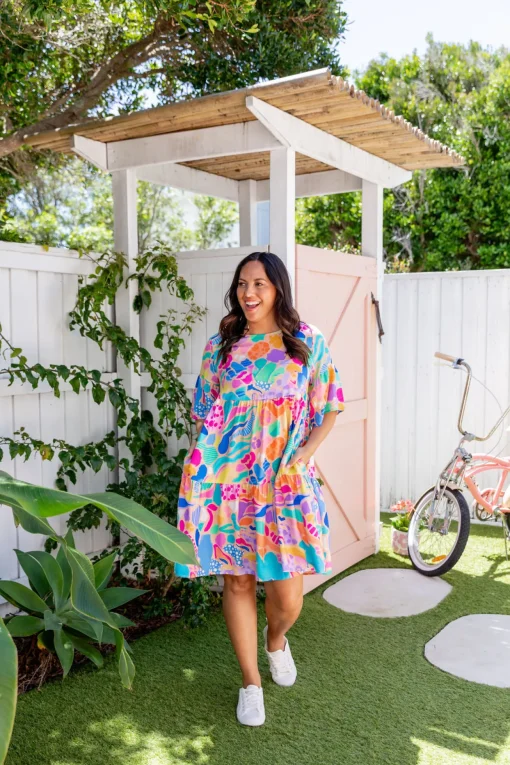 Bianca Dress in Peachy Keen by Kasey Rainbow