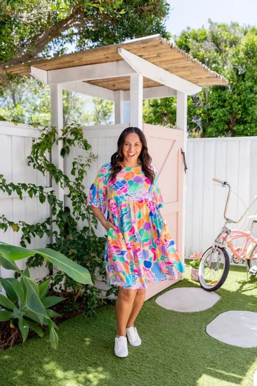 Bianca Dress in Peachy Keen by Kasey Rainbow
