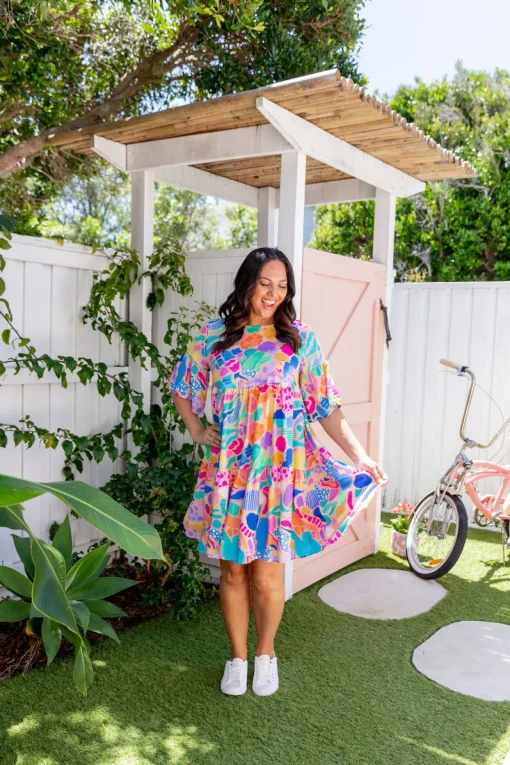 Bianca Dress in Peachy Keen by Kasey Rainbow