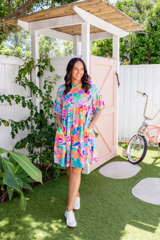 Bianca Dress in Peachy Keen by Kasey Rainbow