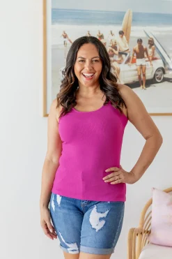Billi Tank in Fuchsia