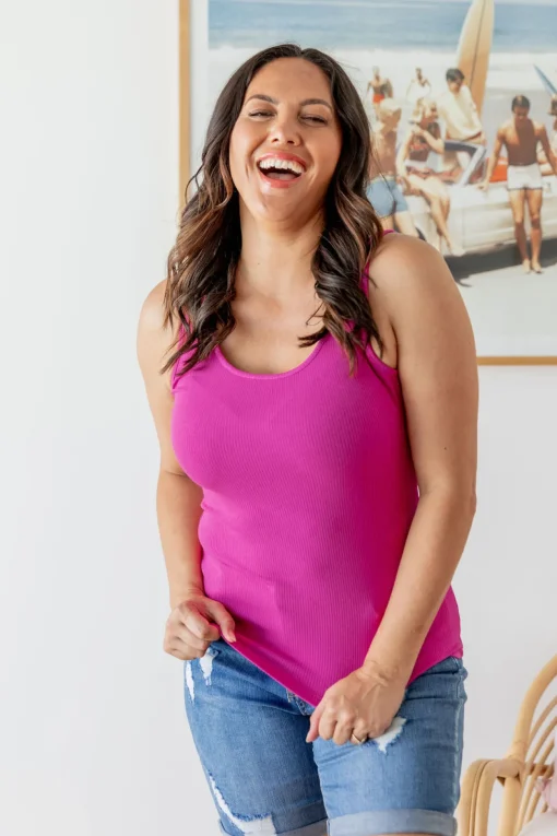 Billi Tank in Fuchsia