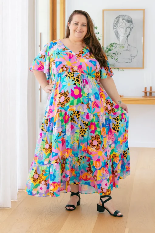 Bonnie Dress in Floral Fancy by Kasey Rainbow