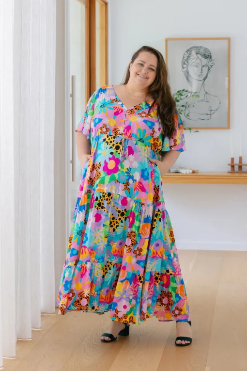 Bonnie Dress in Floral Fancy by Kasey Rainbow