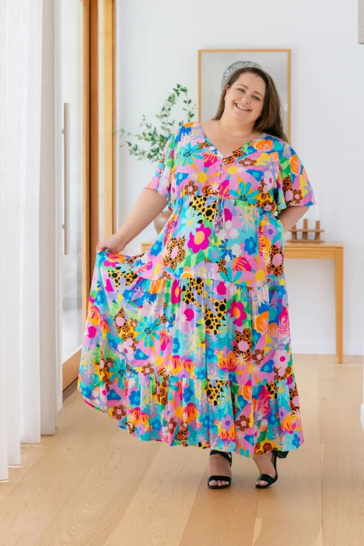 Bonnie Dress in Floral Fancy by Kasey Rainbow