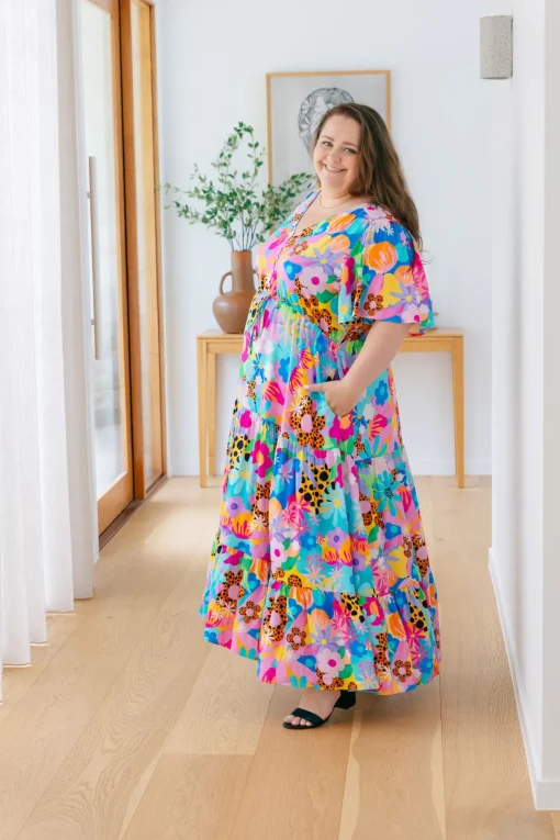 Bonnie Dress in Floral Fancy by Kasey Rainbow