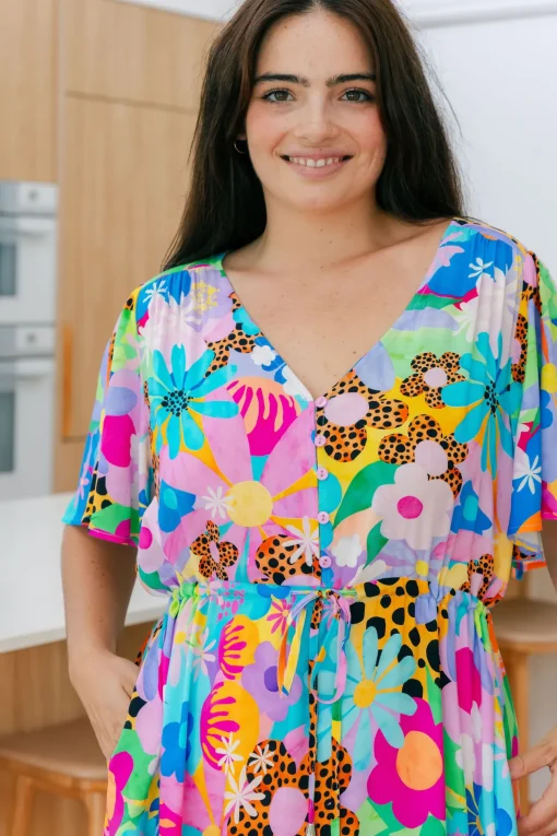Bonnie Dress in Floral Fancy by Kasey Rainbow