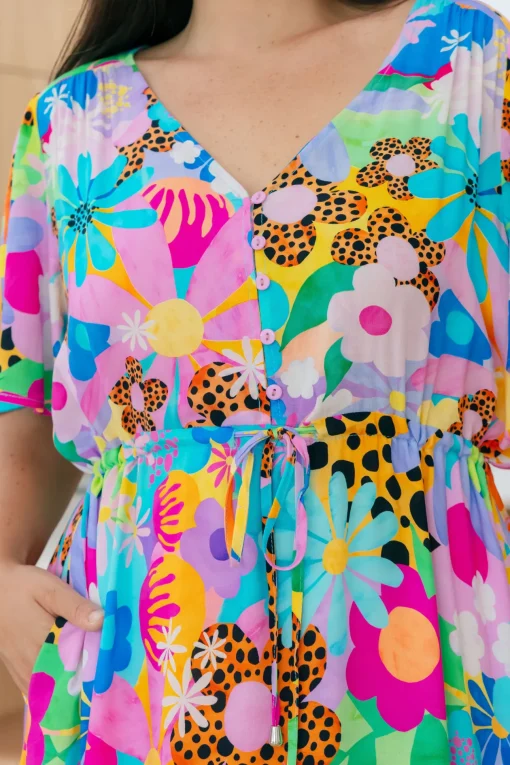 Bonnie Dress in Floral Fancy by Kasey Rainbow