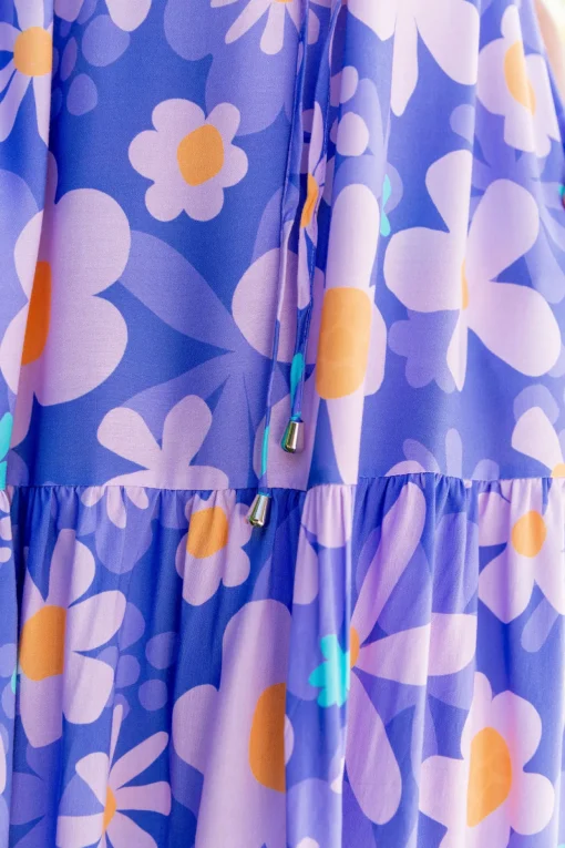 Bonnie Dress in Lilac Daisies