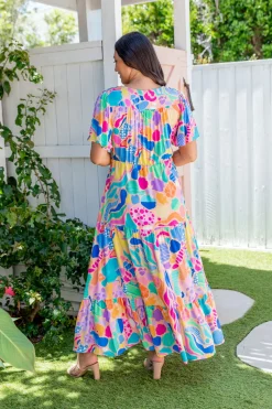 Bonnie Dress in Peachy Keen by Kasey Rainbow