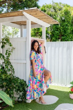 Bonnie Dress in Peachy Keen by Kasey Rainbow