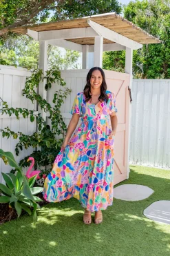 Bonnie Dress in Peachy Keen by Kasey Rainbow