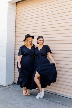 Bonnie Maxi Dress in Black