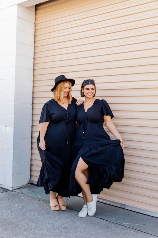 Bonnie Maxi Dress in Black