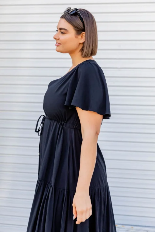 Bonnie Maxi Dress in Black