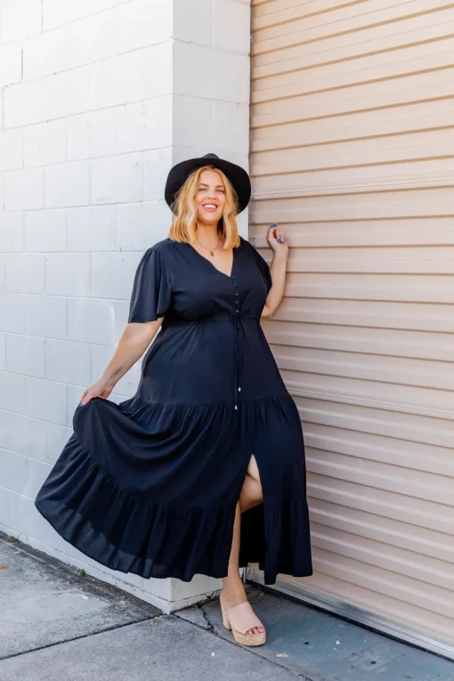 Bonnie Maxi Dress in Black