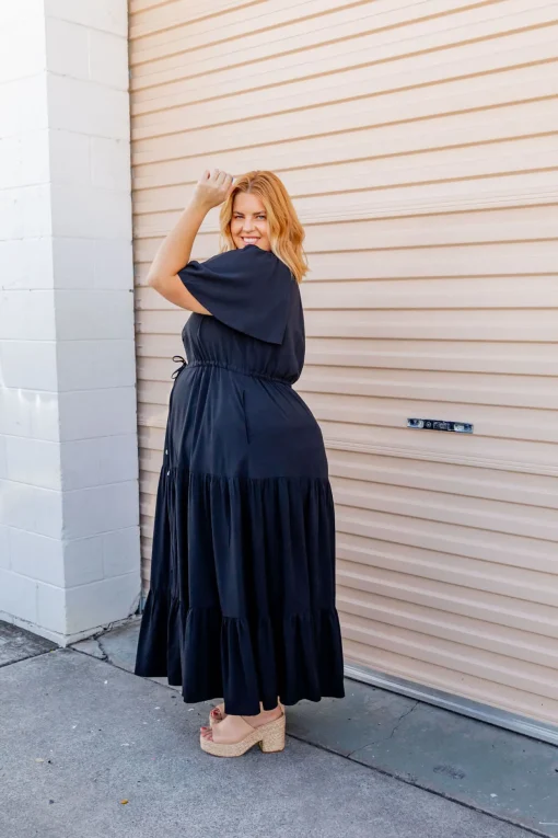 Bonnie Maxi Dress in Black