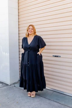 Bonnie Maxi Dress in Black