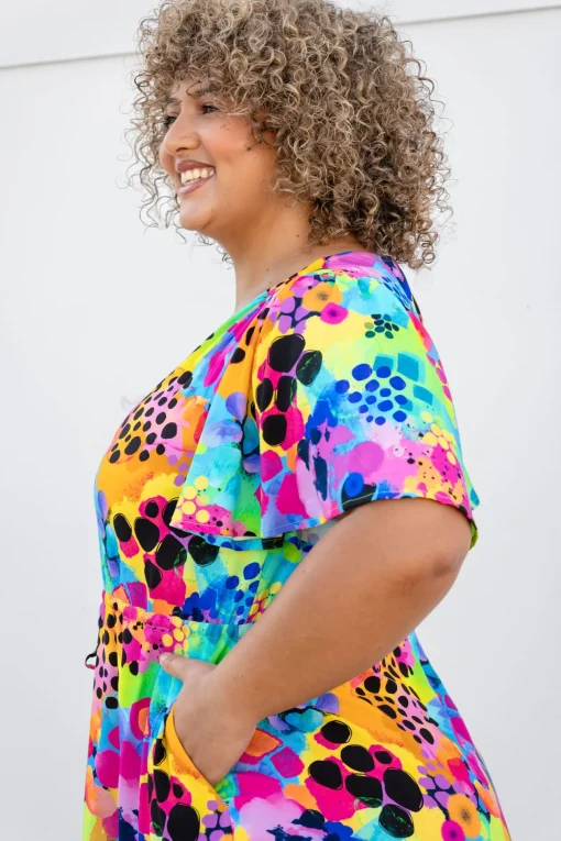 Bonnie Maxi Dress in Messy Mind by Kasey Rainbow