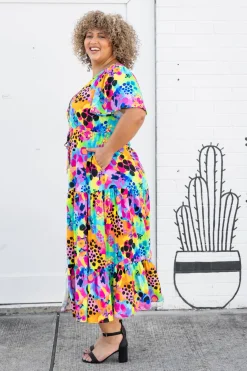 Bonnie Maxi Dress in Messy Mind by Kasey Rainbow